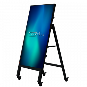 Chevalet numérique extérieur simple face